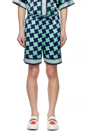Casablanca Mænd Shorts - Green & Navy Shorts
