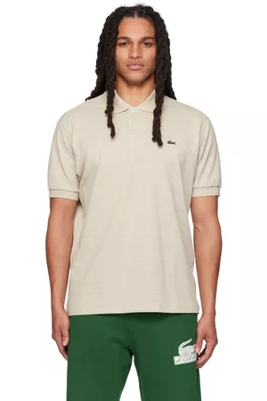 Lacoste Mænd Poloer - Beige Polo Shirt
