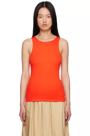 By Malene Birger Kvinder Tanktoppe - Orange Amani Tank Top