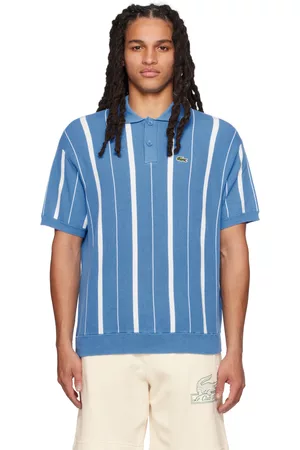 Lacoste Mænd Poloer - Blue Striped Polo