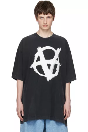 Vetements Mænd Kortærmede - Black Reverse Anarchy T-Shirt