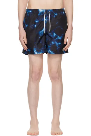 Bather Shibori Ne-Maki Swim Shorts