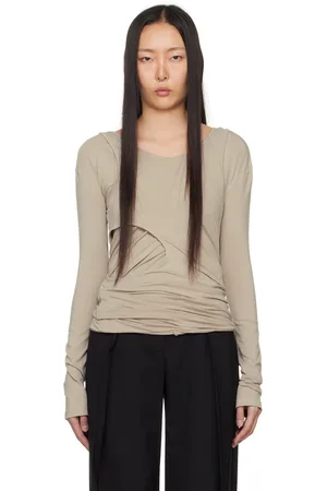 Low Classic Brown Layered Long Sleeve T-Shirt