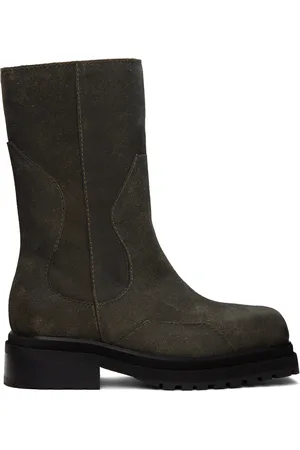 ECKHAUS LATTA Brown Stacked Boots