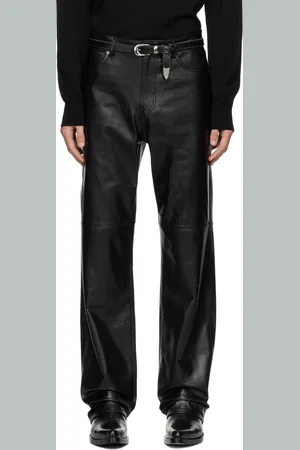 Tonywack Straight-Leg Leather Pants