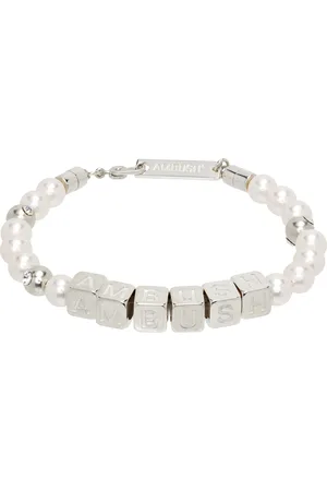 AMBUSH White Letterblock Bracelet