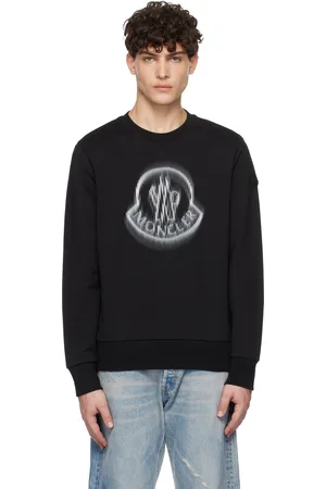 Moncler Black French Terry Sweatshirt