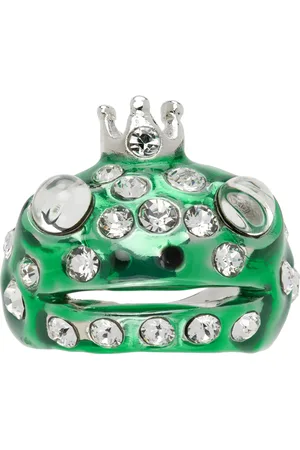 Collina Strada Green Frog Prince Ring