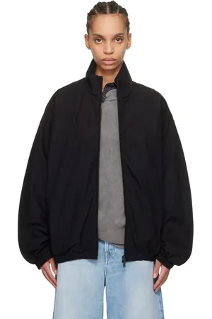 Acne Studios Black Logo Zipper Jacket