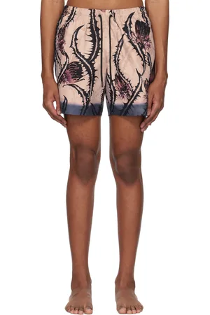 DRIES VAN NOTEN Pink Printed Swim Shorts