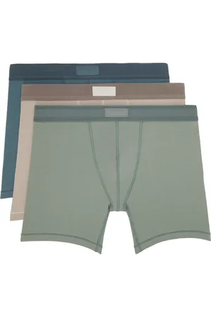 SKIMS Three-Pack Multicolor Cotton 5 Boxer Briefs