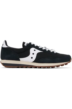 Saucony Black & White Trainer 80 Sneakers