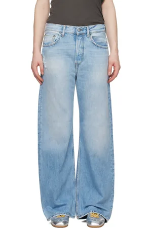 Acne Studios Blue Baggy Fit 1981F Jeans