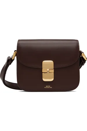 A.P.C. Brown Grace Mini Bag