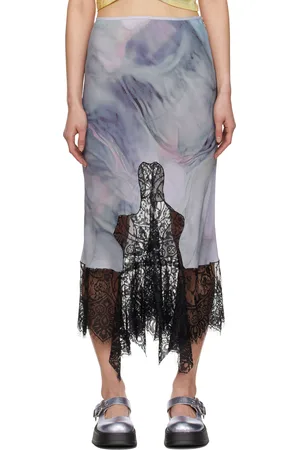 Collina Strada Purple Hiss Midi Skirt