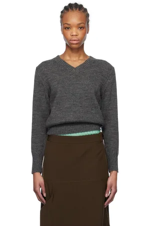 MARYAM NASSIR ZADEH Gray Annora Sweater