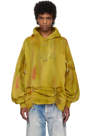 Collina Strada Yellow Rhinestone Hoodie