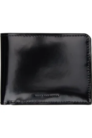 DRIES VAN NOTEN Black Leather Wallet