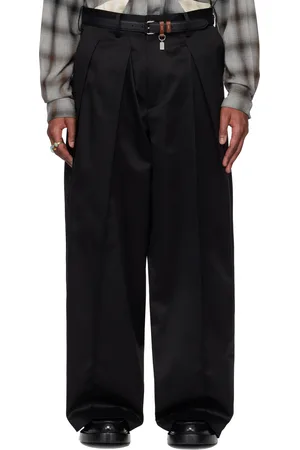 KHOKI Pleat-Design Trousers