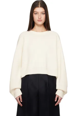 Loulou de Saison Off-White Bruzzi Sweater