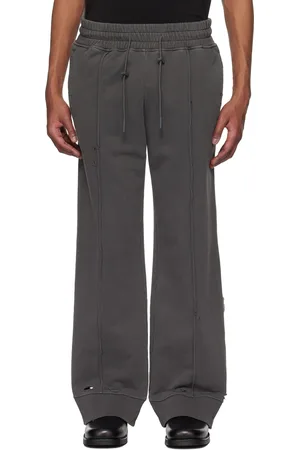C2H4 Staff Uniform Asymmetric Agitator Distressed Sweatpants
