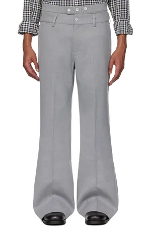 C2H4 Gray Corbusian Tailored Trousers