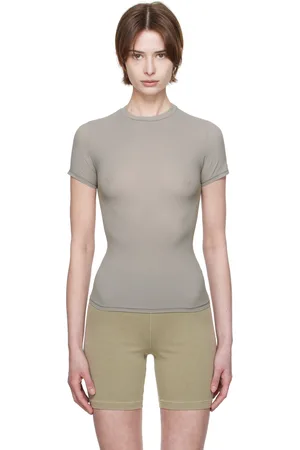 SKIMS Gray Fits Everybody T-shirt