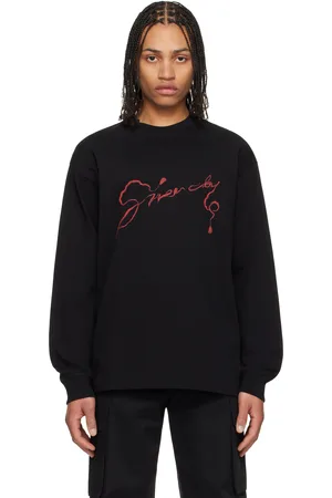 Givenchy Black Regular Long Sleeve T-shirt