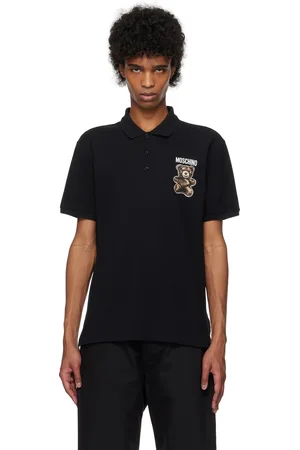 Moschino Black Teddy Bear Polo