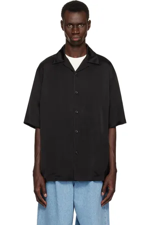 Jil Sander Black Satin Shirt