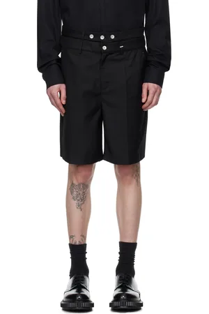 C2H4 Black Intellectual Tailored Shorts