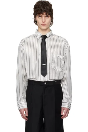 C2H4 White Lineation Recliner Shirt
