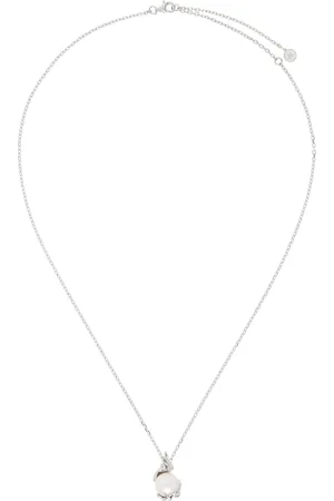ALAN CROCETTI SSENSE Exclusive Silver Pearl In Heat Necklace