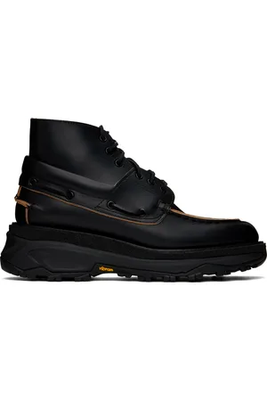 SACAI Black Boat Boots