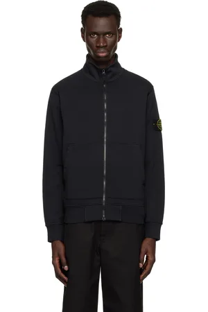Stone Island Navy Organic Cotton Sweater