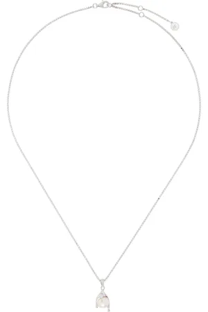 ALAN CROCETTI Silver Nano Pearl Melt Necklace