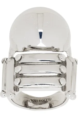 ALAN CROCETTI Silver Armadillo Armour Ring