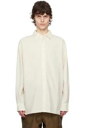 CASEY CASEY Beige Big Raccourcie Shirt