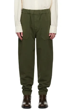 CASEY CASEY Green Jog Ah Militaire Trousers