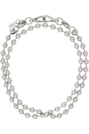 We11 Done Silver Ball Keychain