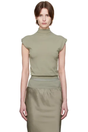 Rick Owens Green Hollywood SL Turtleneck