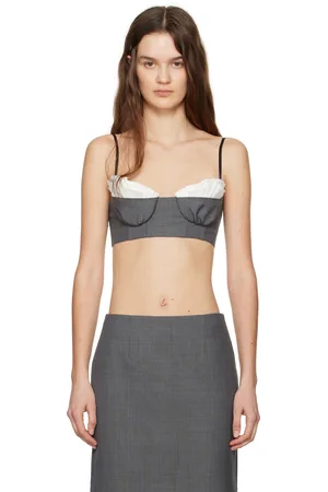 Shushu/Tong Gray Spaghetti Strap Top