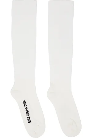 Rick Owens Off-White Hollywood Mid Calf Socks