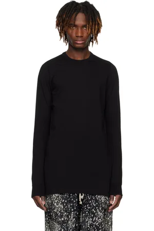 Rick Owens Black Hollywood Level LS T-shirt
