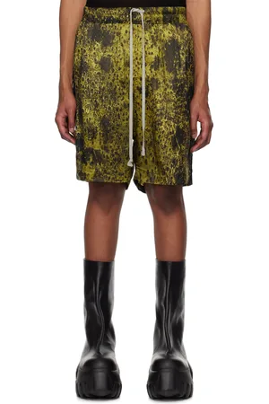 Rick Owens Yellow & Black Hollywood Boxers Shorts