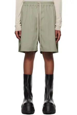 Rick Owens Green Hollywood Boxers Shorts