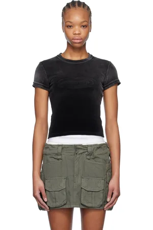 Alexander Wang Black Faded Baby T-shirt