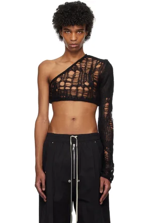 Rick Owens Black Hollywood Spider Ziggy Sweater
