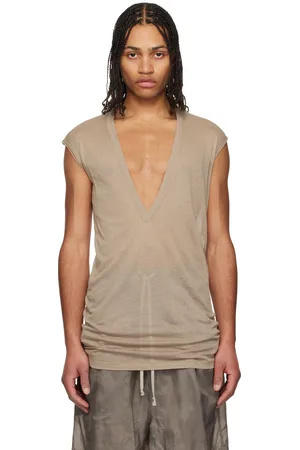 Rick Owens Taupe Hollywood Dylan T-shirt