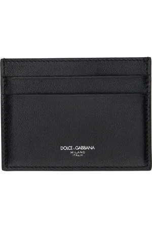 Dolce & Gabbana Black Calfskin Card Holder